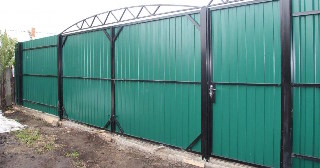 Купить ворота из профнастила Кушва, цена от 4037 руб.